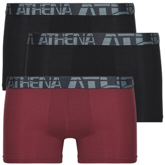 Athena Boxers Athena 720 STRETCH MICRO Pack de 3" Zwart - XXL, S, XL
