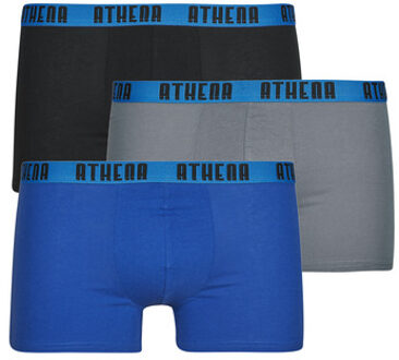 Athena Boxers Athena BASIC COLOR Pack de 3" Zwart - XXL, S, M, L, XL