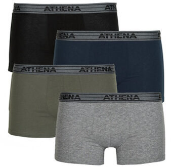 Athena Boxers Athena BASIC COTON Pack de 4" Zwart - XXL, S, M, L, XL