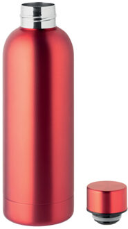 Athena dubbelwandige 500ml fles Rood - One size