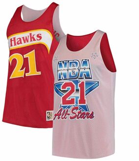 Atlanta Hawks Dominique Wilkins Heren Vest Rood