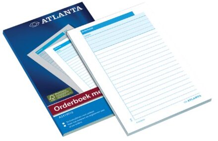 Atlanta Orderboek Atlanta 185x110mm 50x2vel Wit