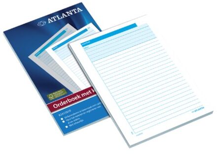 Atlanta Orderboek Atlanta A5 50x2vel Wit