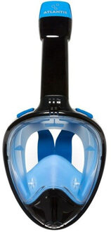 Atlantis 2.0 Full Face Mask - Snorkelmasker - S/M - Zwart/Blauw