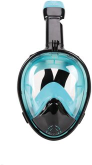 Atlantis 2.0 Snorkelmasker zwart - blauw - L/XL