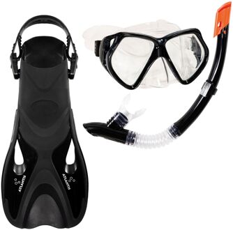 Atlantis Andros Snorkelset Senior zwart - 42-45