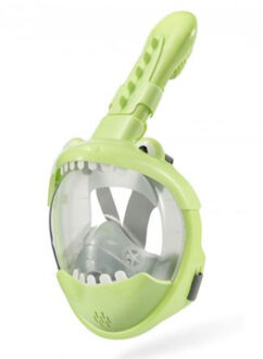 Atlantis Full Face Mask Crocodile - Snorkelmasker - Kinderen - Groen