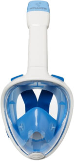 Atlantis Full Face Mask - Snorkelmasker - Volwassenen - Wit/Blauw - L/XL