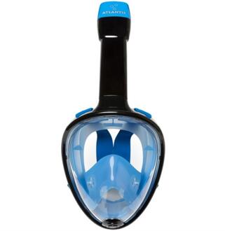 Atlantis Full Face Mask - Snorkelmasker - Volwassenen - Zwart/Blauw - L/XL