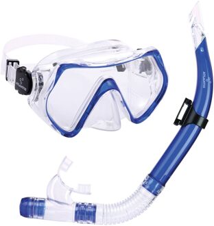 Atlantis Hawai Combo duikbril + snorkel Blauw - 1