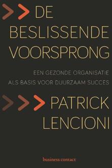 Atlas Contact, Uitgeverij De beslissende voorsprong - Boek Patrick Lencioni (9047006372)
