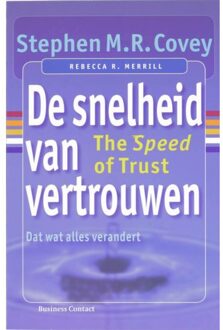 Atlas Contact, Uitgeverij De snelheid van vertrouwen - Boek Stephen M.R. Covey (9047000870)