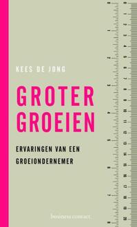 Atlas Contact, Uitgeverij Groter groeien - Boek Kees de Jong (9047007522)