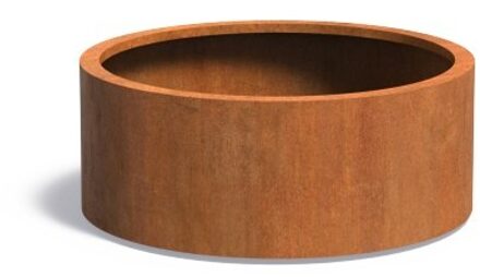 ATLAS cortenstaal 100x40 cm bloempot