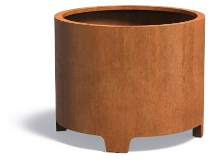 ATLAS cortenstaal 100x80 cm bloembak met poten