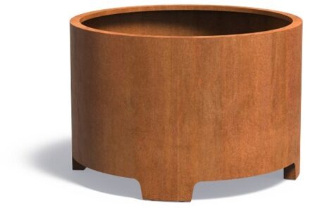 ATLAS cortenstaal 120x80 cm bloembak met poten