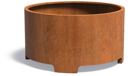 ATLAS cortenstaal 150x80 cm bloembak met poten