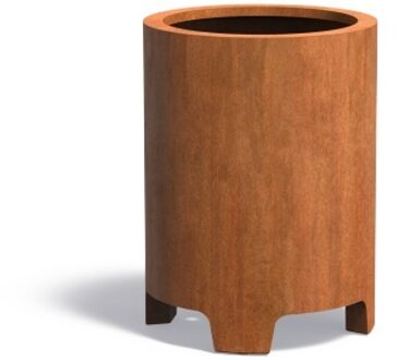 ATLAS cortenstaal 60x80 cm bloembak met poten