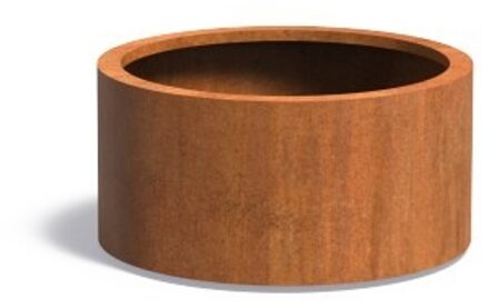 ATLAS cortenstaal 80x40 cm bloempot