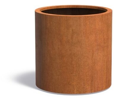 ATLAS cortenstaal 80x80 cm bloempot