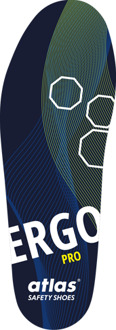Atlas Ergo Pro Inlegzool | Blauw/Geel | Maat 35 - 4043692447841