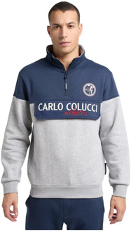 Atletico Troyer Sweatshirt Carlo Colucci , Gray , Heren - 2Xl,Xl,L,M,3Xl