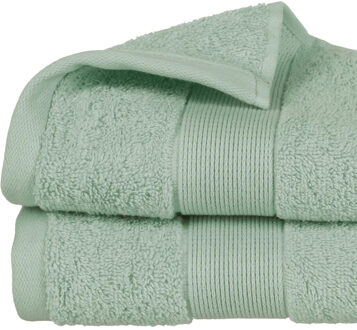 Atmosphera Badhanddoek - mintgroen - 50 x 90 cm - katoen - 450 grams - luxe handdoek