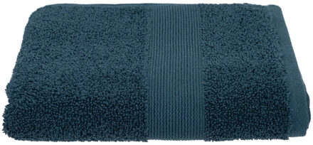 Atmosphera Badhanddoek - petrol blauw - 50 x 90 cm - katoen - 450 grams - luxe handdoek