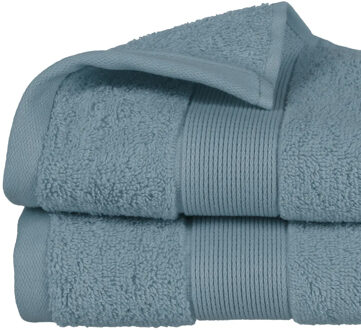 Atmosphera Badhanddoek - zeeblauw - 50 x 90 cm - katoen - 450 grams - luxe handdoek