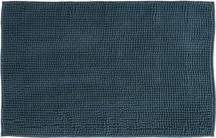 Atmosphera Badkamer kleedje - badmat - voor de vloer - 50 x 80 cm - blauw