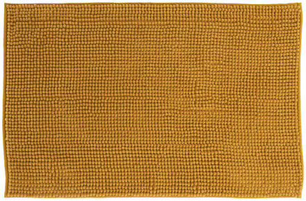 Atmosphera Badkamer kleedje - badmat - voor de vloer - 50 x 80 cm - mosterdgeel