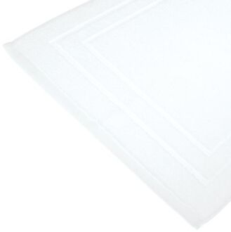 Atmosphera Badkamerkleed/badmat voor op de vloer ivoor wit 50 x 70 cm - Badmatjes