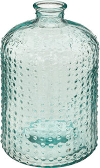 Atmosphera bloemenvaas Apotheker Fles model - transparant - 3D glas - H32 x D18 cm