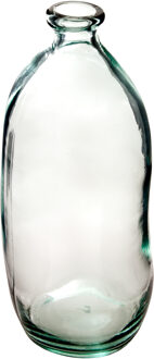 Atmosphera bloemenvaas Organische fles vorm - helder transparant - glas - H72 x D34 cm