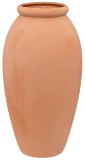 Atmosphera Bloemenvaas Porto - Steenrood - Terracotta - D16 X H29 Cm