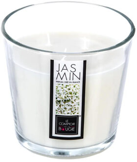 Atmosphera Candles Geurkaars - in glas - jasmijn aroma - 40 branduren - 13 x 12 cm