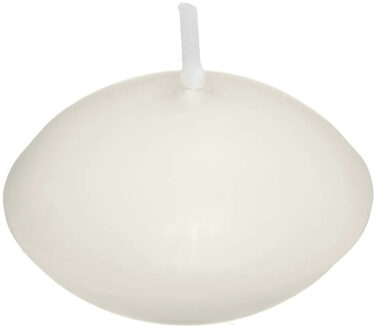 Atmosphera Drijfkaarsen - ivoor wit - 6x stuks - dia 4.5 cm - 3.5 branduren - paraffine