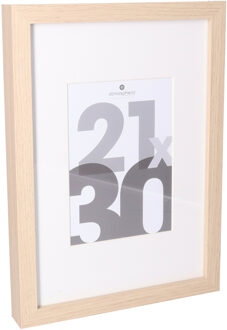 Atmosphera Fotolijst voor een foto van 21 x 30 cm - naturel - foto frame Eva - modern/strak ontwerp