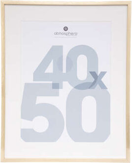 Atmosphera Fotolijstje met passe partout - voor een foto van 40 x 50 cm - goud - MDF/Glas
