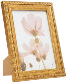 Atmosphera Fotolijstje - voor 13 x 18 cm foto - goud - mdf/glas - ornament frame 17 x 22 cm