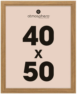 Atmosphera Fotolijstje voor een foto van 40 x 50 cm - naturel - foto frame Classico - Hout