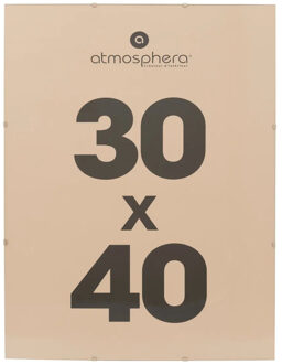 Atmosphera Fotolijstje zonder rand - voor 30 x 40 cm foto - mdf/glas - Het basic fotolijstje