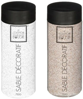 Atmosphera Gekleurd decoratie zand wit en beige 750 gram