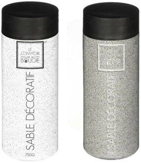 Atmosphera Gekleurd decoratie zand wit en grijs 750 gram