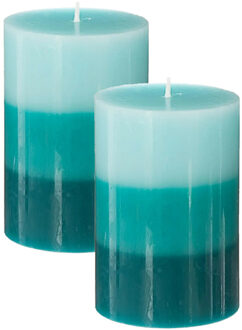 Atmosphera Geurkaars Nina - 2x stuks - Kokos - 45 branduren - 7 x 10 cm