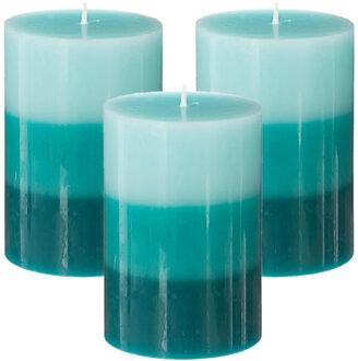 Atmosphera Geurkaars Nina - 3x stuks - Kokos - 45 branduren - 7 x 10 cm