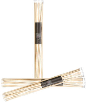 Atmosphera Geurstokjes navulling - 60x losse stokjes - 25 cm - hout - voor geurverspreider - interieurparfum