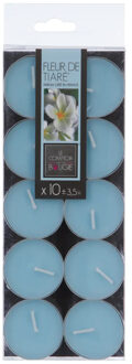 Atmosphera Geurtheelichtjes - 10x stuks - Tiare Sensueel Tropical geur - was/paraffine - 3,5 uur