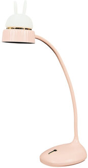 Atmosphera Kinderkamer bureaulamp Bunny - met oortjes - roze - draadloos - H34 cm