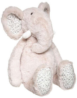 Atmosphera Pluche knuffel dier beige olifant 45 cm - Knuffeldier